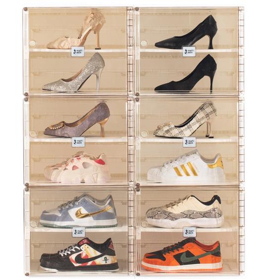 Installation-Free Footwear Collection Organized Shoe Storage Cabinet