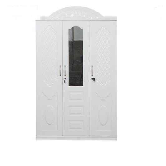 3 Doors Metal Wardrobe Cabinet Home Furniture House