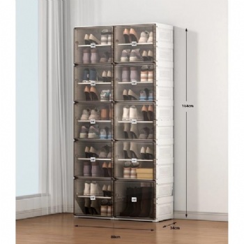 Footwear Collection Organized Shoe Storage Cabinet